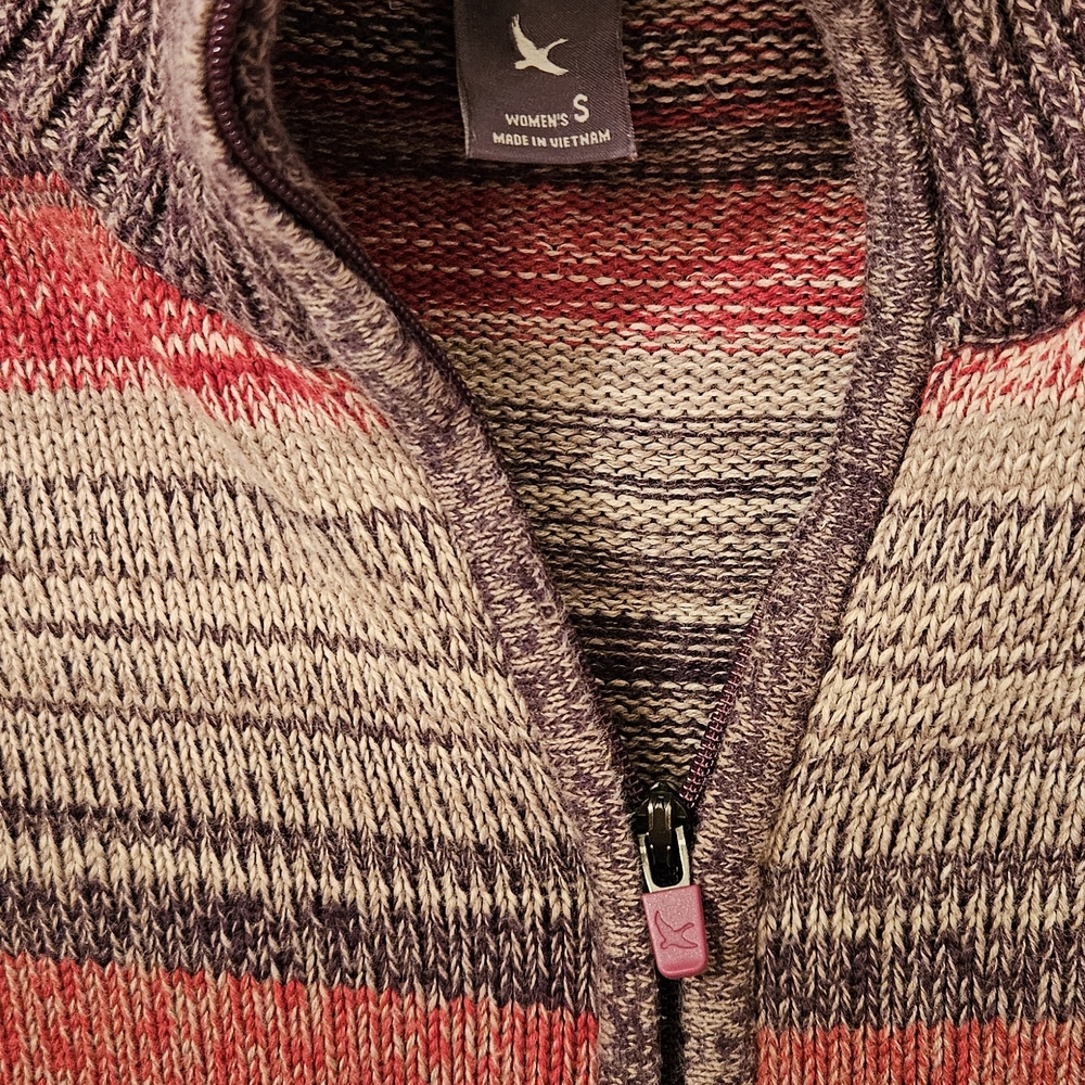 Eddie Bauer Multicolor Striped Cardigan - Picture 3 of 4